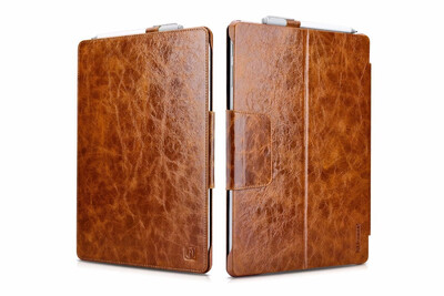 

Icarer Universal Oil Wax Genuine Leather Flip Case For Surface Pro 456 Leather Flip Cover For Surface Pro 654 Leather Case