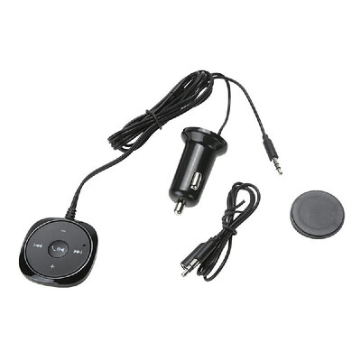 

KELIMA Car BT MP3 Player Handsfree BT Receiver Car Kit 35mm AUX Audio A2DP with Magnetic Base