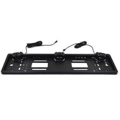 

European License Plate Frame Backup Camera Rear View Camera with Reversing Radar System Parking Sensor