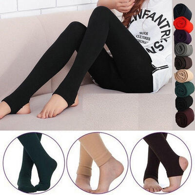 

CA Women&39s Fleece Lined Thermal Leggings  Winter Warm Stretchy 8 Colors