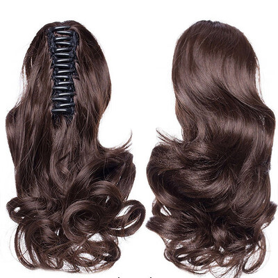 

Adjustable Messy Style Ponytail Hair Extension with Jaw Claw Synthetic Hair-Piece&Braids Ponytail hair