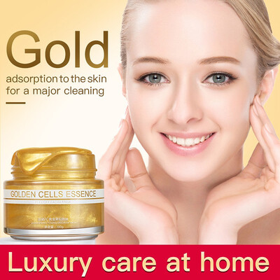 

100g 24K Gold Peel Off Face Mask Collagen Facial Mask Moisturizing Blackhead Remover Pore Strip Peeling Nose Mask for Skin Cares