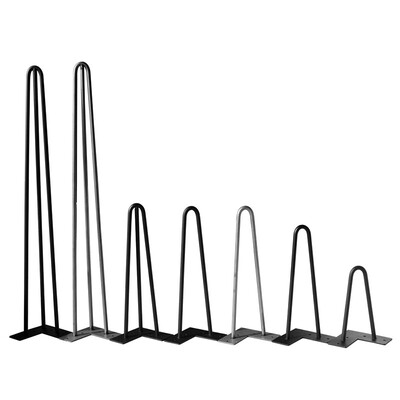 

Ktaxon 4pcs 12mm 28" 3-rod Mid-Century Modern Style Hairpin Table Legs Heavy Duty Coffee Table Legs Furniture Legs Desk Legs