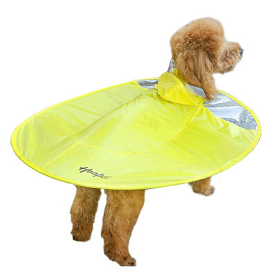 

Huayuan pets hoopet dog raincoat flying saucer vibrating Teddy clothes four feet waterproof cloak small dog puppies all-inclusive pet poncho