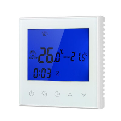 

Wifi Programmable Thermostat Wifi Water Heating Smart WIFI Temperature Controller 3A 200～230V with Backlight LCD Touchscreen