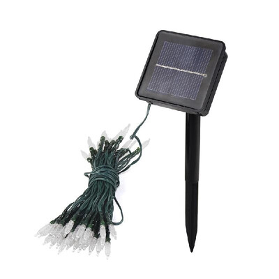 

Solar String Lights Colorful 24 Feet 50 LED Fairy Lamp 2 Mode Waterproof Outdoor Garden Light For Xmas Party Wedding Holiday Lawn