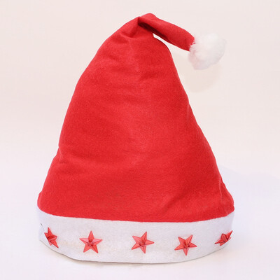

Christmas Gift Decoration Upscale Child AdultChristmas Hat Short Plush Christmas Hat