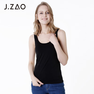 

Beijing Tokyo made JZAO ladies vest bra moisturizing factor sleeveless inside slim Slim black