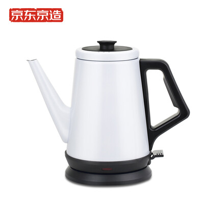 

Beijing Tokyo made British wind electric kettle home office automatic power off anti-dry burning 12L 304 stainless steel piano key white