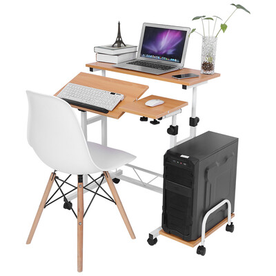 

Greensen Stable Height Adjustable Mobile Laptop Computer Standing Desk for Home Office