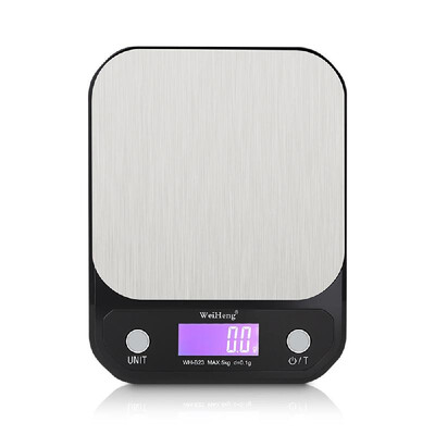 

WeiHeng Digital Kitchen Scale 5kg11Lbs 01g High Precision Multifunction Food Baking Cooking Scale with Backlight LCD GramOunce