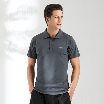 

Columbia POL shirt new mens breathable&quick-drying sports&leisure outdoor short-sleeved T-shirt AE6082 053 S