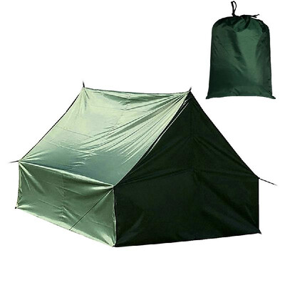 

Multi-functional Camping Tent Hammock Rain Fly Waterproof Tarp Ripstop Rain Cover Ground Rug Canopy Outdoor Changing Shelter
