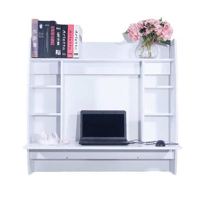 

Floating Wall Computer Desk Laptop Shelf Storage Desk Workstation