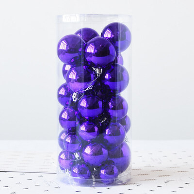 

FUNNYBUNNY Christmas Ball Ornaments Exquisite Colorful Balls Decorations Pendant Pack of 36pcs