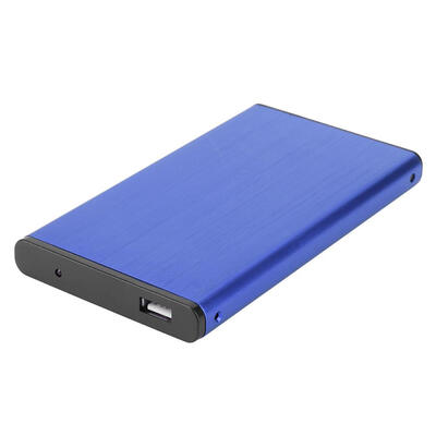 

25 Inch USB20 IDE HDD Hard Disk Drive Enclosure External Case wLED Light