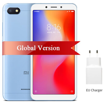 

Global Version Xiaomi Redmi 6A 2GB 16GB32GB 6 A Helio A22 Mobile Phone 130MP Rear Camera 3000mAh 545" 189 Full Screen 1440720