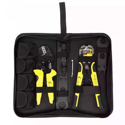 

Professional MC4 Solar Panel Crimping Tools Wire Terminal Crimper Stripper Set