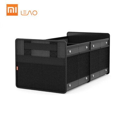 

Xiaomi LEAO Multi-Pocket Organizer Car Storage Bag Black Large Capacity Folding Car Trunk Storage Bag Stowing&Tidying