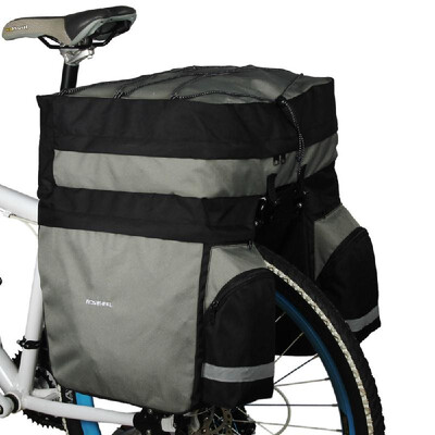 

ROSWHEEL 60L Cycling Bicycle Bag Bike Double Side Rear Rack Tail Seat Trunk Bag Pannier