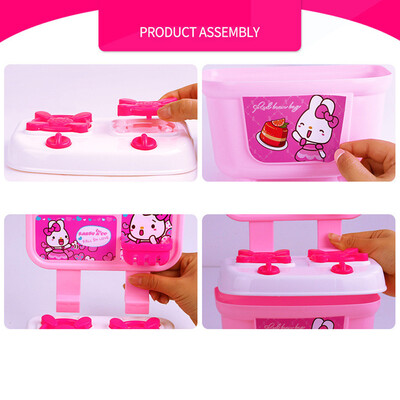 

New Christmas Children Gift Play Kitchen Set Kids Pretend Toy Cooking Food Toys