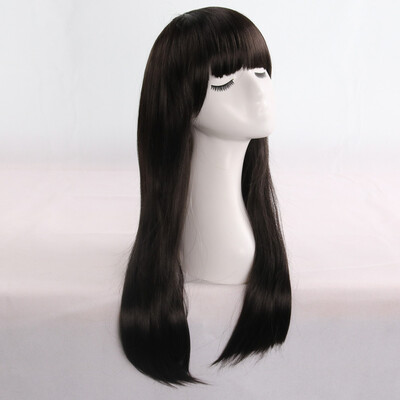 

〖Follure〗New Arrival Amazing Long Straight Black Wig Gets You Eyecatching 100 Human Hair