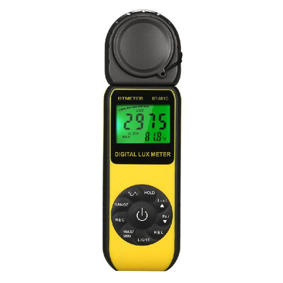 

BTMETER BT-881D Digital Lux Meter Handheld Luxmeter LuxFC Luminometer Photometer Measure Tester