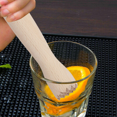 

Greensen Natural Ice Crushing Rod Food Wine Mixing Bar Stick Muddler for Home Bar UseWood Rod Muddler