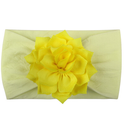 

SUNSIOM Soft Baby Girls Kids Toddler Bow Hairband Headband Turban Big Flower Head-Wrap