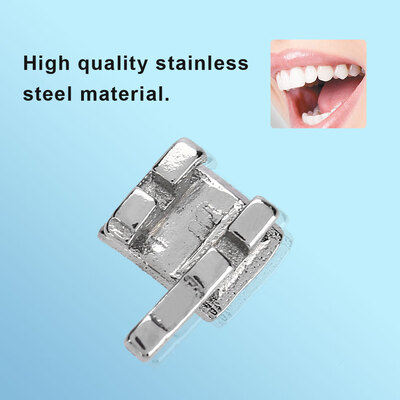 

Greensen 10 Packs Metal Dental Teeth Orthodontics Brackets Braces Mini Teeth Metal Wires Tooth Care Tools