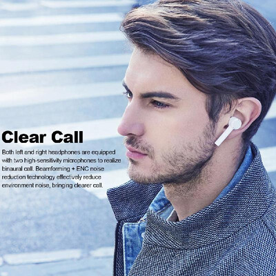 

Xiaomi Air TWS Headphones AAC True Wireless Bluetooth Headset ANC Auto Pause Smart Touch Control Sweatproof Sport Earbuds Charging
