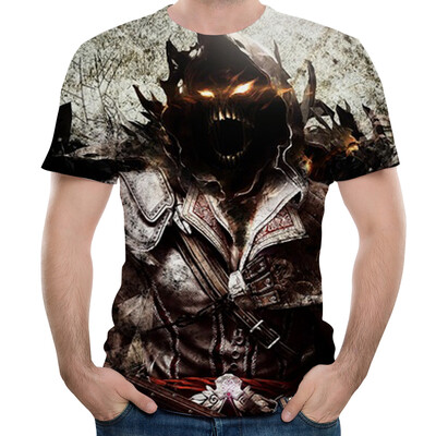 

Summer New Style Men\s Casual Trend 3D Printing Short-Sleeved T-shirt