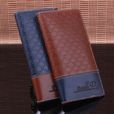 

New business Korean version of the tide multi-functional casual mens wallet mens long style wallet