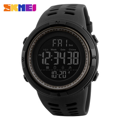 

SKMEI Fashion Outdoor Sport Watch Men Multifunction Watches Alarm Clock Chrono 5Bar Waterproof Digital Watch reloj hombre 1251