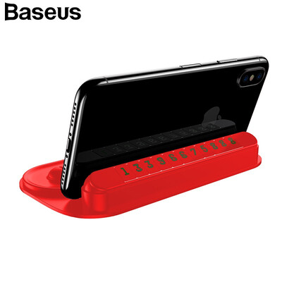 

Baseus 2 in 1 Car Phone Holder For iphone Samsung S9 Temporary Parking Number Car Holder For Xiaomi HuaWei