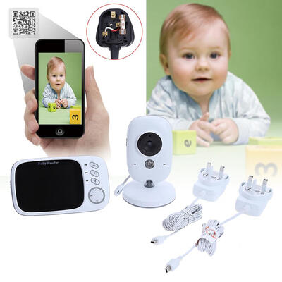 

32 inch digital wireless baby monitor two-way intercom temperature English