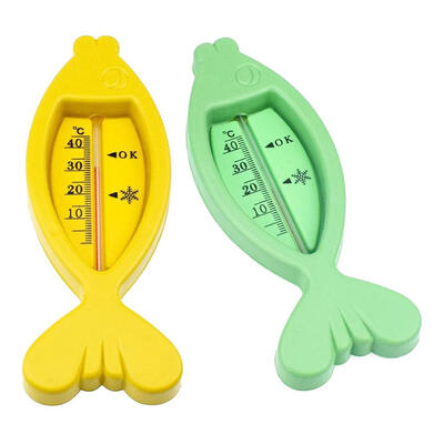 

Plastic Cute Floating Fish Shape Baby Bath Tub Water Sensor Thermometer Toy