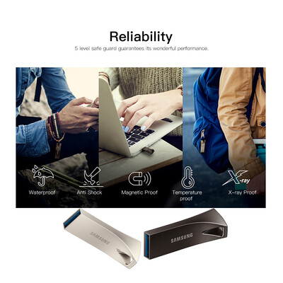 

SAMSUNG BAR PLUS 300MBS 256GB USB 31 Gen 1 Flash Drive Pen Drive Metal Memory Stick Storage Device MUF-256BE4CN