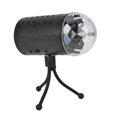 

LED Colorful Rotating Stage Light 3W RGB Crystal Magic Ball DJ Disco Lamp