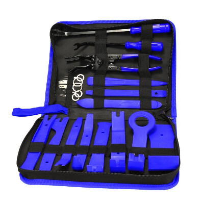 

19pcs Auto Car Audio Radio Interior Door Panel DIY Plasti c Demolition Installation Pry Tool Repair Hand Tools Kit