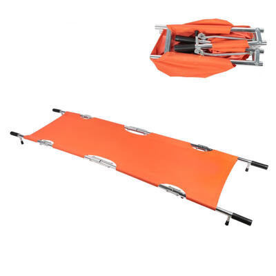 

Greensen Aluminium Alloy Oxford Cloth Simple Outdoor Hospital Patient Transport Folding Stretcher