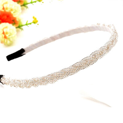 

Rushed Unisex Korean Beaded Headband Twist Fine Pearl Hair Accessories Wholesale Import Of South Female Headdress
