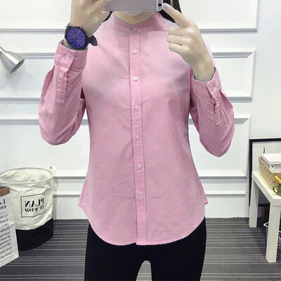 

Starmoon Women Cotton Button Down Long Sleeve Casual Solid Work Tee Shirt Blouse Top
