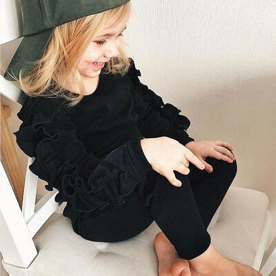 

Toddler Infant Kids Baby Girl Clothes T-shirt Top Pants Outfit Sets Tracksuit