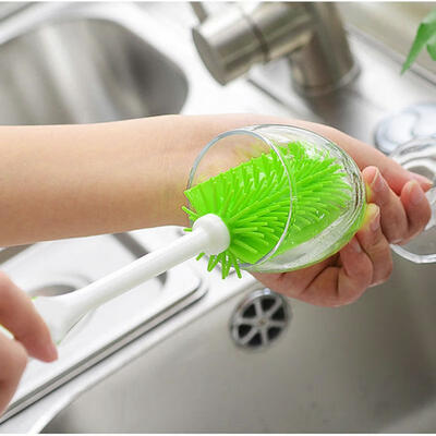 

Greensen Multi-function Detachable Silicone Brush Bottle Brush Scrubbing with Ergonomic Grip