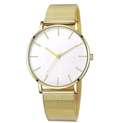 

Gobestart Luxury Watches Quartz Watch Stainless Steel Dial Casual Bracele Watch