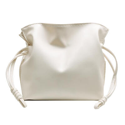 

Solid Color Shoulder Handbags Women PU Leather Drawstring Crossbody Bags
