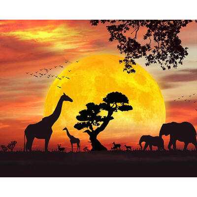 

5D DIY Full Drill Diamond Painting Animal Cross Stitch Embroidery Mosaic