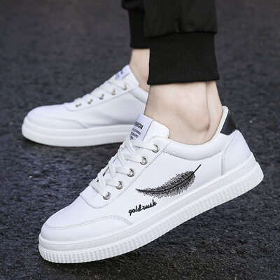 

2019 new summer mens shoes trend Korean version of mens tide shoes summer canvas casual shoes small white shoes shoes
