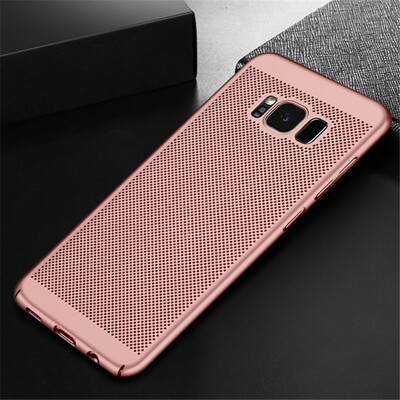 

Goowiiz Phone Case For Samsung Galaxy J3 J327J5 J520J7 J720 2017 Full Protection Slim Hard PC Breathable Grid Back Cover